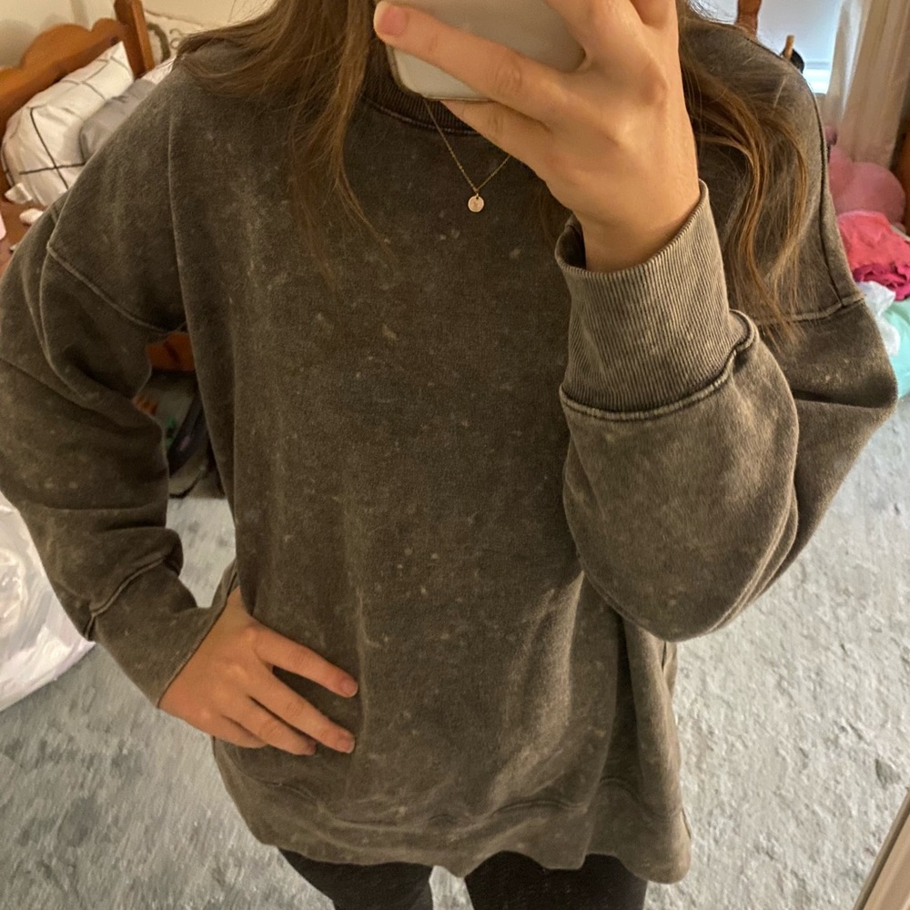 Gray Oversized Sweater